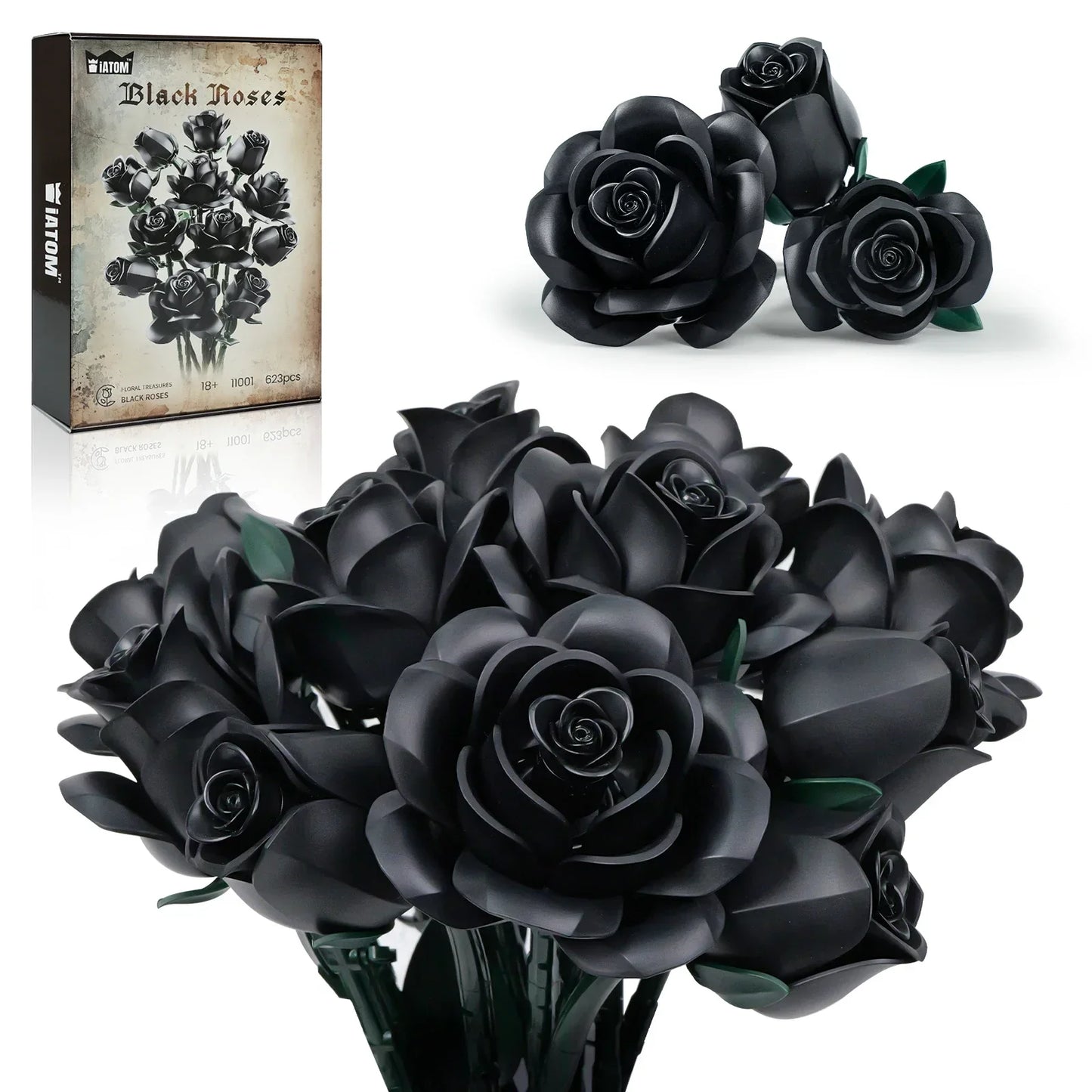 Black Lego Roses™